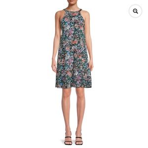 Time and Tru Women's Knit Halter Dress, A line casual dress